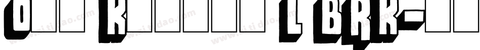 Off Kilter L BRK字体转换